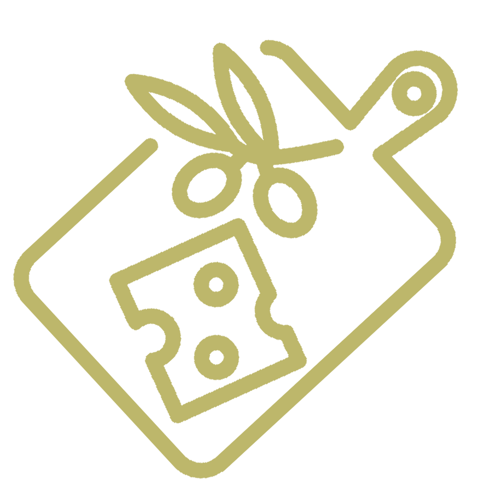A stylized gold price tag with a dollar sign and scissors.